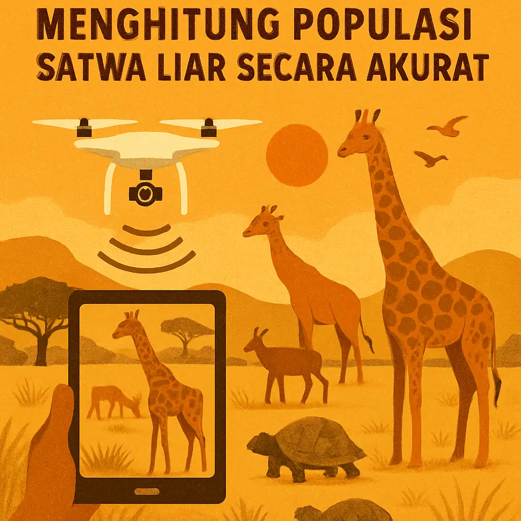 Teknologi Drone untuk Menghitung Populasi Satwa Liar Secara Akurat