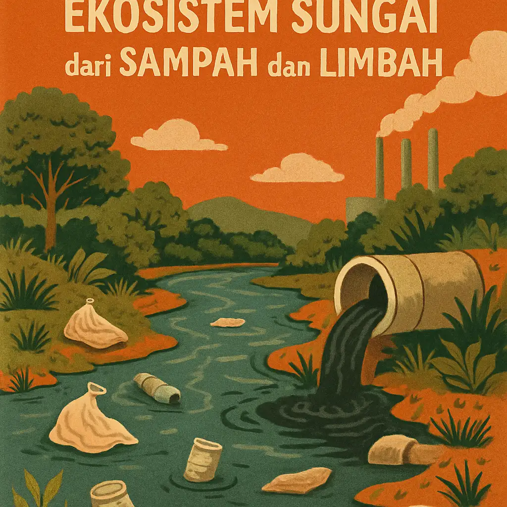Menjaga Kesehatan Ekosistem Sungai dari Sampah dan Limbah