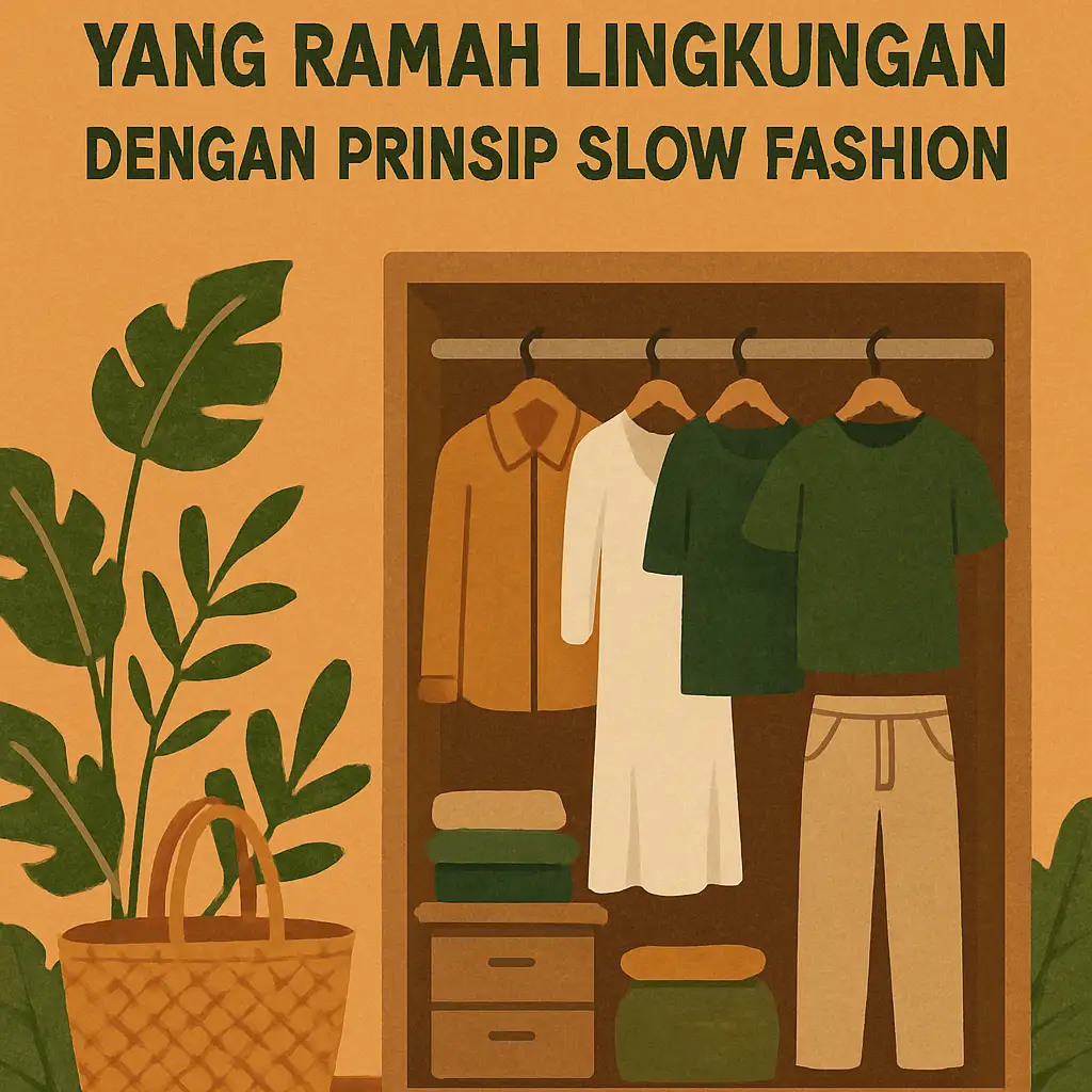 Menyusun Lemari Pakaian yang Ramah Lingkungan dengan Prinsip Slow Fashion